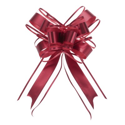 Unique Bargains Bright Large Pull Bow Gift Wrapping Organza Ribbon 20 Pcs