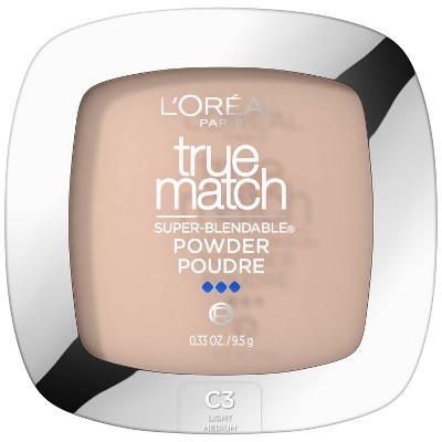 L'Oreal Paris True Match Makeup Super Blendable Oil-Free Pressed Powder - 0.33oz