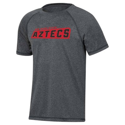 NCAA San Diego State Aztecs Boys' Gray Poly T-Shirt