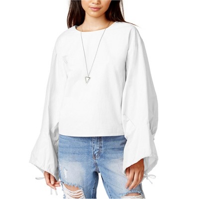 J.O.A. Womens Cotton Oversized Button Up Shirt