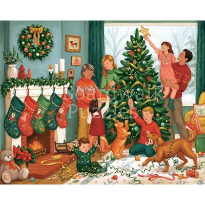 Trimming the Tree by Boardwalk - Jigsaw Puzzle