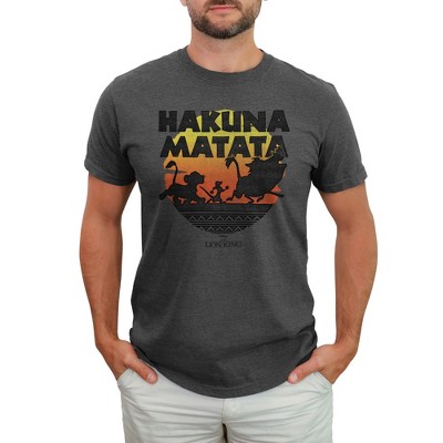 Men's Lion King Hakuna Matata Sunset Circle T-Shirt