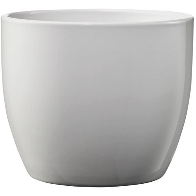 Tierra Garden 6.3" Shiny Basel Elegance Indoor Ceramic Pot