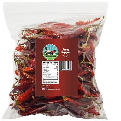 Morel Distribution Co | Dried Arbol Pepper (Chile De Arbol) WT: 4 Oz