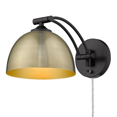 Golden Lighting Rey 1 Light Articulating Wall Sconce