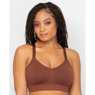 Curvy Couture Women's Plus Size Supportive Seamless Wirefree