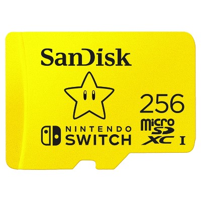SanDisk 256GB microSDXC Memory Card, Licensed for Nintendo Switch: Compatible with Switch OLED & Lite