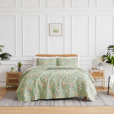 Southshore Fine Living Oversized Lightweight Jacobean Willow Quilt Set