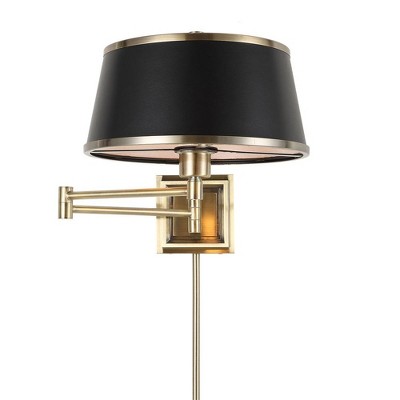 Uttermost Newmarket 1 Light Brass Sconce,Black