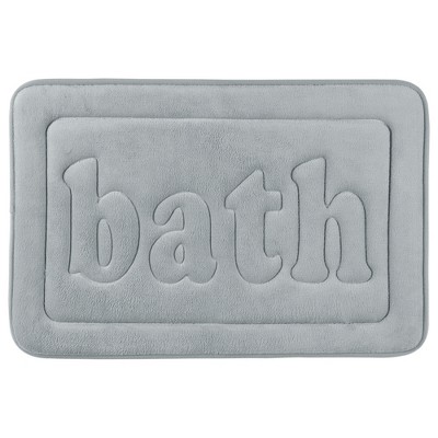 Unique Bargains Memory Foam Water Absorbent Quick Dry Non-Skid Bottom Soft Bathroom Rugs