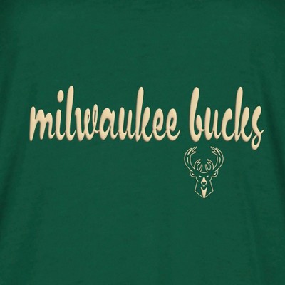 NBA Milwaukee Bucks Women's Short Sleeve Crew T-Shirt