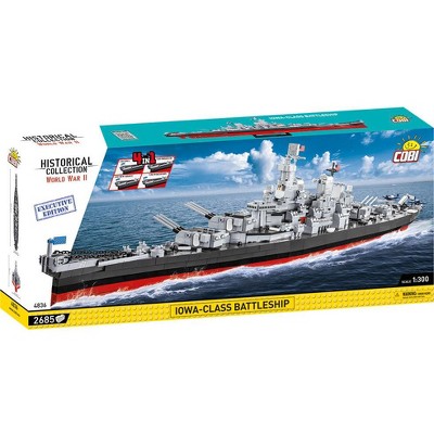 COBI Historical Collection World War II IOWA-Class Battleship, 4-in-1 EXECUTIVE EDITION