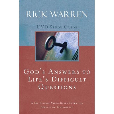 God's Answers to Life's Difficult Questions Bible Study Guide - by  Rick Warren (Paperback)