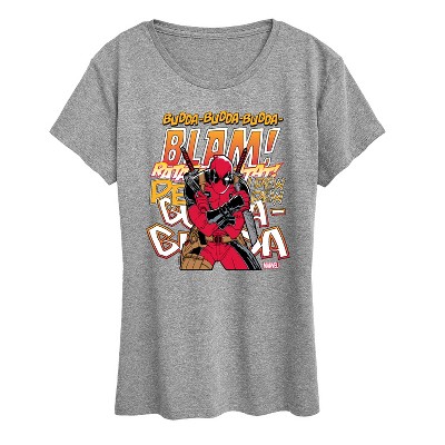 Women's - Marvel - Deadpool Blam Short Sleeve Graphic T-Shirt