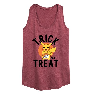 Women's - Pokémon - Trick Or Treat Graphic Racerback Tank