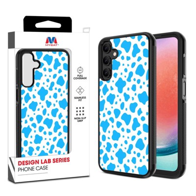 MyBat Design Lab Phone Case for iPhone and Samsung – Blue Milk Pattern Full-Body Cover, Anti-Fingerprint & Drop Protection