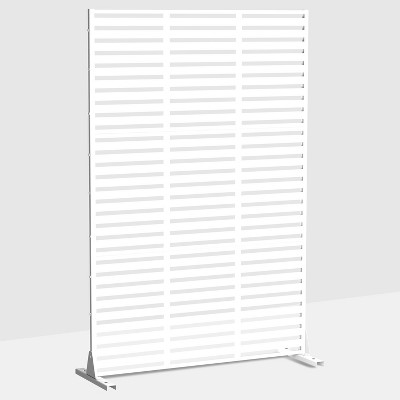 Dovelina Metal Outdoor Privacy Screen Freestanding Garden Privacy Screen