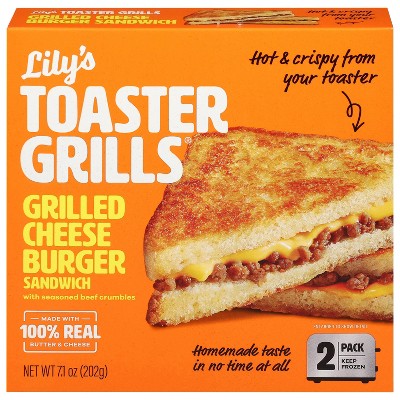 Lily's Toaster Grills Frozen Cheeseburger - 7.1oz