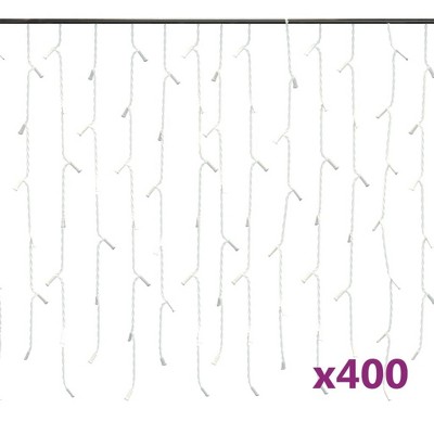 vidaXL Christmas Lighting Outdoor Xmas LED Curtain Icicle Lights with 8 Models - Colorful