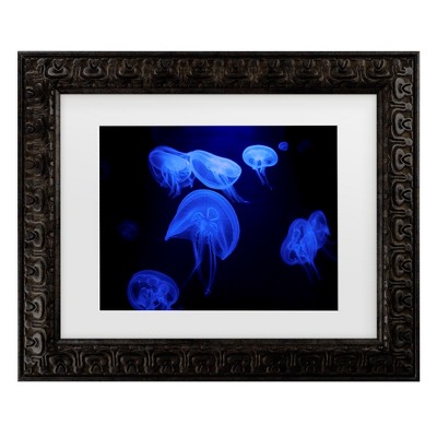 Trademark Fine Art - Jan Matussik Deep Sea Ballerina Matted Framed Art