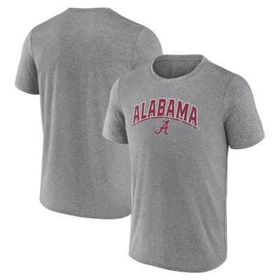 NCAA Alabama Crimson Tide Men's Gray Poly T-Shirt