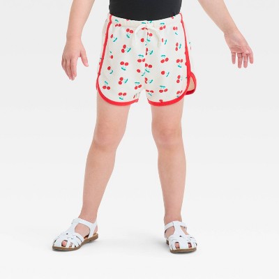 Grayson Mini Toddler Girls' Cherry Shorts - Off-White