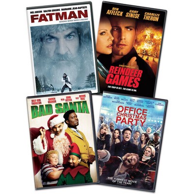 Fatman / Reindeer Games / Bad Santa / Office Xmas Party (Holiday 4-Pack Bundle) (DVD)