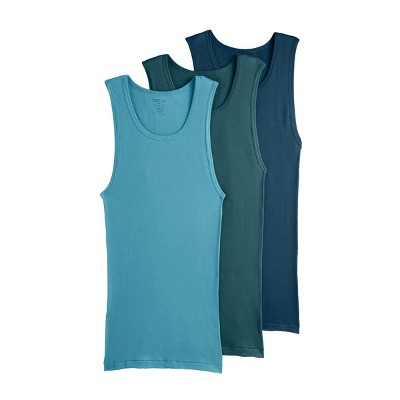 Jockey Men's 100% Cotton Tall Man A-Shirt Tank - 3 Pack