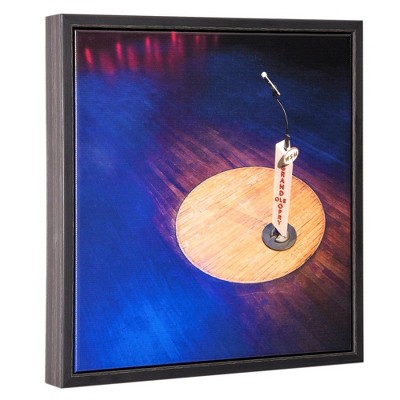 American Art Decor Grand Ole Opry WSM Microphone Stand Lacquered Canvas Print