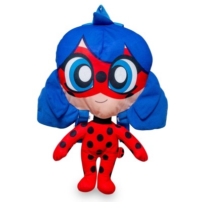 Fast Forward Miraculous Ladybug 17-Inch Plush Backpack
