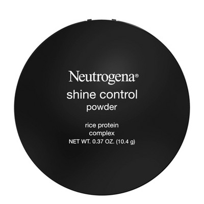 Neutrogena Shine Control Mattifying Face Powder, Lightweight & Oil-Absorbing Powder with Application Sponge - Light Beige - 0.37oz