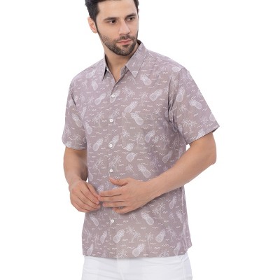 HAPPY BAY Mens Button Down Short Sleeve Holiday Casual Shirts