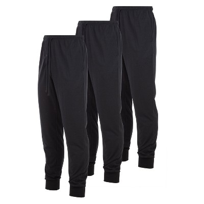 DARESAY Mens Lounge Pants Joggers with Pockets - Mens Pajama Pants - Lounge Pants Men, Up to 3XL Pack of 3