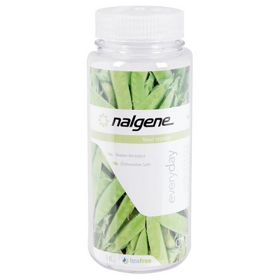 Nalgene Wide Mouth Kitchen Food Storage Jar - Clear/White