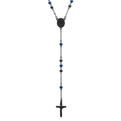 Steeltime 20" Black and Blue IP Stainl Black-Blue ONE SIZE