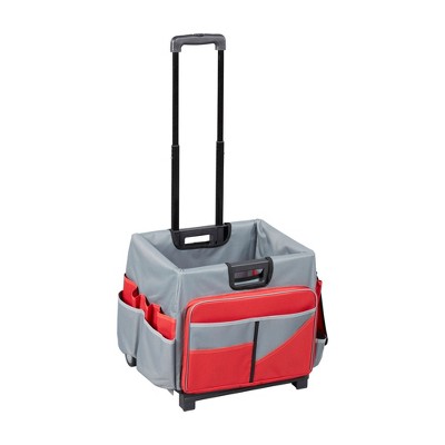 ECR4Kids Universal Rolling Cart with Canvas Organizer Bag