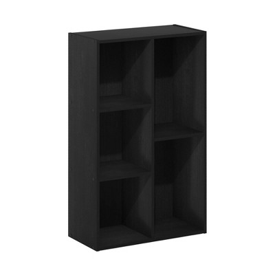 Furinno 5-Cube No Tool Assembly Open Bookshelf Multi-functional Storage Display Cabinet for Horizontal or Vertical Use