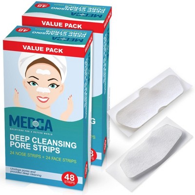 MEDca Deep Cleansing Blackhead Pore Strips – 96-Count Peel-Off Strips for Nose, Face, Chin & Forehead