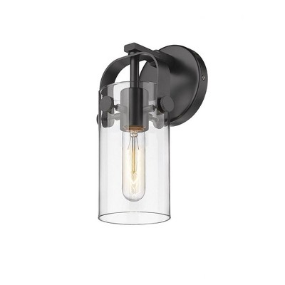 Pilaster II Cylinder - 1 Light Wall Sconce In Contemporary Style-10.5 Inches Tall and 4.5 Inches Wide