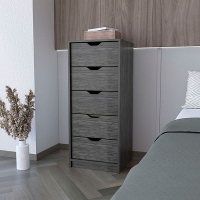 NicBex 5 Drawer Dresser with Superior Top Modern Closet Organizers and Storage Chests of Drawers for Bedroom, Living Room, Hallway