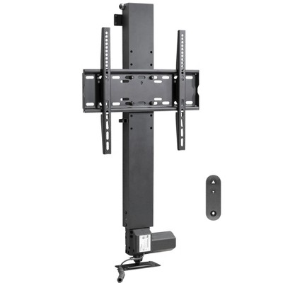 Mount-It! TV Lift For Screens 32 in.  to 48 in. | Height Adjustable Hideaway TV Lift Adjusts Up to 65 in. | Vertical Lift TV Stand | Black