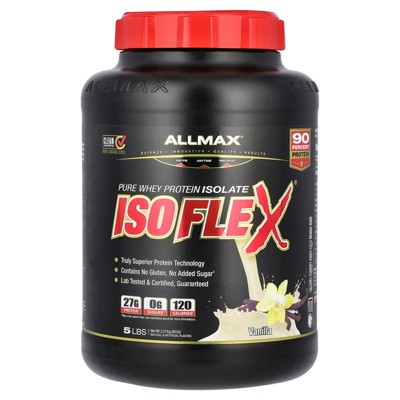 ALLMAX ISOFLEX®, Pure Whey Protein Isolate, Vanilla, 5 lbs (2.27 kg)