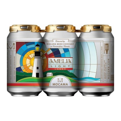 Mocama Brewing Amelia Light Lager Beer - 6pk/12 fl oz Cans