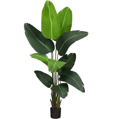 Nearly Natural 5-ft Travelers Palm Artificial Tree
