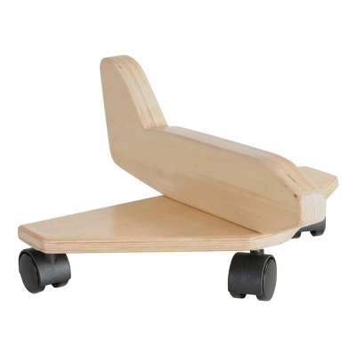 Kaplan Early Learning Birch and Maple Wooden Jet Plane