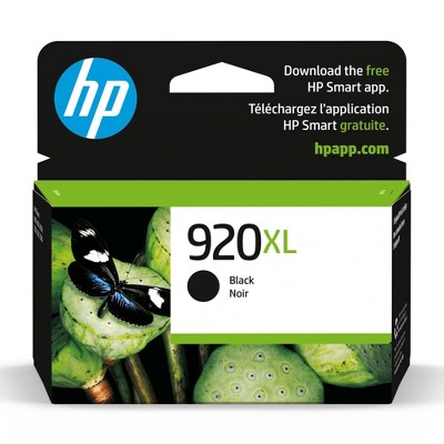 HP 920XL High Yield Single Ink Cartridge - Black (HEWCD975AN): Printer Ink for HP 920 Series