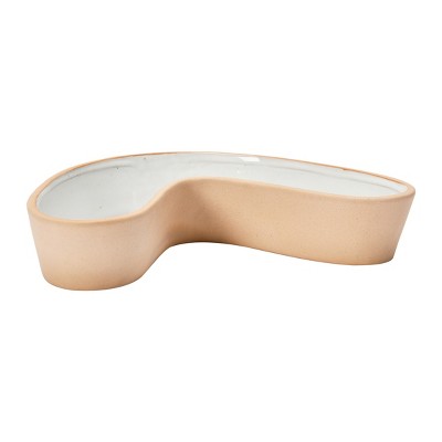 Storied Home Stoneware Bowl, White