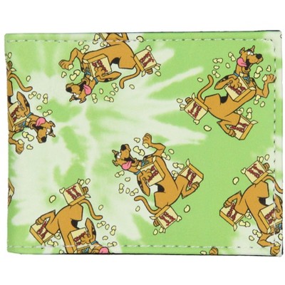 Scooby-Doo Men's Scooby Snacks Tie-Dye Bi-Fold Wallet