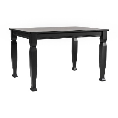 Merrick Lane Wooden Dining Table with Sculpted Legs