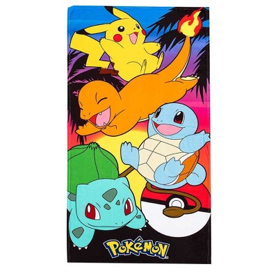 Pokemon Sunset Beach Towel 30x60 Inches